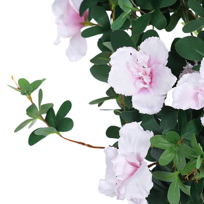 Silk Rhododendron Bush, Artificial Hanging Vines, Artificial Flowers#whtbkgd