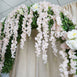 4 Ft | Blush | Rose Gold | Artificial Wisteria Vine Hanging Garlands