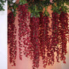 42" Wine Artificial Wisteria Vine - Silk Hanging Flower Garland