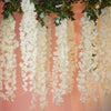 4 Ft | Cream | Artificial Wisteria Vine Hanging Garlands
