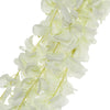 4 Ft | Cream | Artificial Wisteria Vine Hanging Garlands#whtbkgd