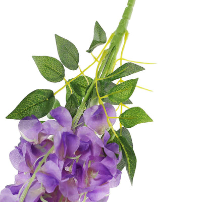 42" Lavender Artificial Wisteria Vine - Silk Hanging Flower Garland