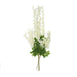 5 Bushes - 44" Artificial Wisteria Vine - Ratta Silk Hanging Flower Garland - Cream