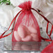 3"x4" Burgundy Organza Jewellery Wedding Birthday Party Favor Gift Drawstring Pouches Bags - 10/pk