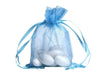 4x6 Blue Organza Bags-10/pk