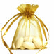 4x6 Gold Organza Bags-10/pk