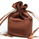 3X4 Chocolate Satin Bags-dz/pk