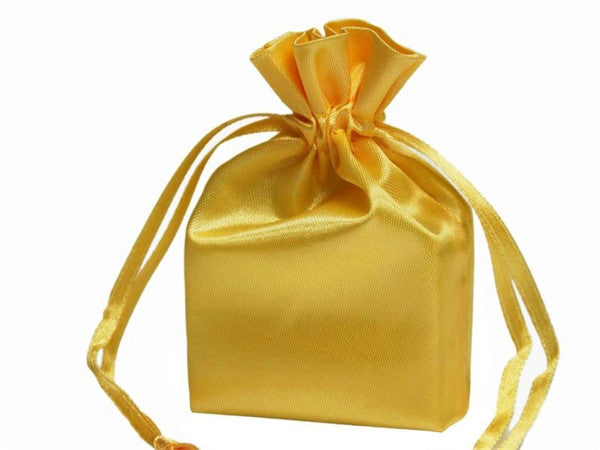 3X4 Gold Satin Bags-dz/pk