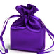 3X4 Purple Satin Bags-dz/pk