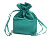 3X4 Turquoise Satin Bags-dz/pk