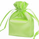 4X6 Apple Green Satin Bags-dz/pk