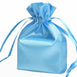 4X6 Baby Blue Satin Bags-dz/pk