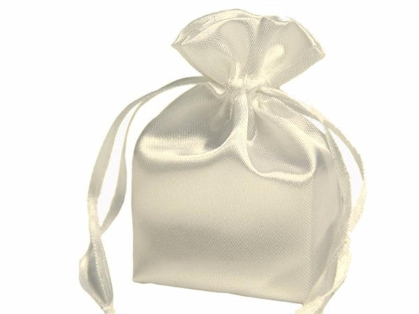 4X6 Ivory Satin Bags-dz/pk