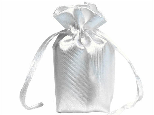6x9 White Satin Bags-dz/pk