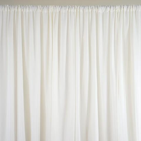 20ft x 10ft Chic-Inspired Backdrops - Ivory