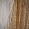 20ft x 10ft Grand Duchess Sequin Backdrop - Gold