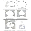 12 Panel 28" Hoop Ceiling Draping Hardware Kit For Wedding Party Banquet Event - FREE Tool Kit