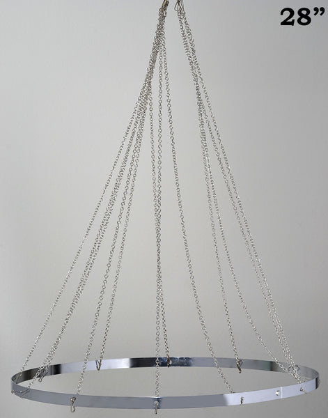 12 Panel 28" Hoop Ceiling Draping Hardware Kit For Wedding Party Banquet Event - FREE Tool Kit