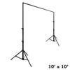 10ft x 10ft Adjustable Backdrop Stand with Tripod Base