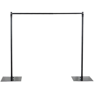 10ft x 10ft Adjustable Backdrop Stand with Weighted Steel Base