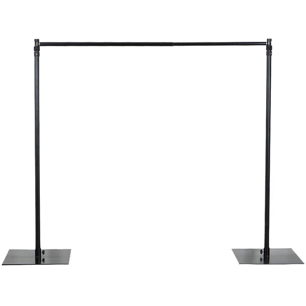 10ft x 10ft Adjustable Backdrop Stand with Weighted Steel Base