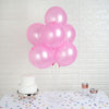 12" Metallic Latex Balloons- Pink-25/pk