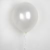 12" Metallic Latex Balloons-White-25/pk