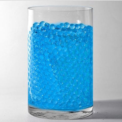 Blue Small Round Deco Water Beads Jelly Vase Filler Balls For Centerpieces Table Decoration - 200 to 250 PCS