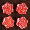 4 PCS Red Rose Floating Candles Wedding Birthday Party Centerpiece Decor