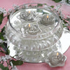 4 PCS Silver Rose Floating Candles Wedding Birthday Party Centerpiece Decor
