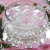 12 PCS Lavender Rose Mini Floating Candles Wedding Birthday Party Centerpiece Decor