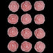 Pink Rose Mini Floating Candles Wedding Birthday Party Centerpiece Decor - 12/pk