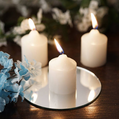 12 Wholesale White Votive Candles Wedding Spa Party Venue Decor