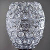 SET of 2 Crystal Beaded Candle Holder Goblet Votive Tealight Wedding Centerpiece 18" Tall