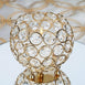 Adorable Votive Tealight Wedding Crystal Candle Holder - Gold - 4" Dia x 3.5" Tall
