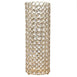 16" Tall Gold Exquisite Wedding Votive Tealight Crystal Candle Holder