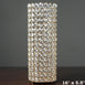 16" Tall Gold Exquisite Wedding Votive Tealight Crystal Candle Holder