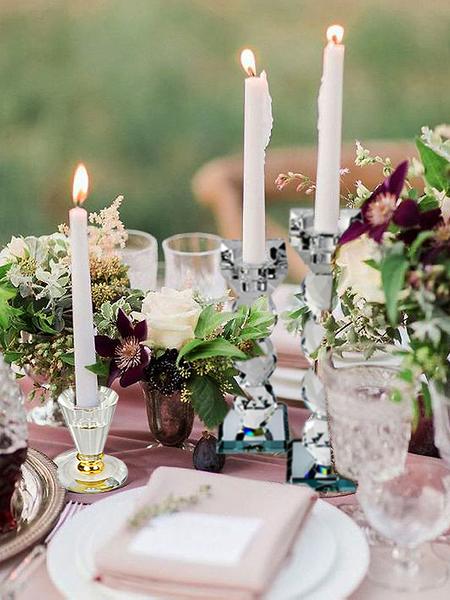 7" Gemcut Egyption Handcrafted Crystal Glass Votive Candle Holder Table Top Wedding Centerpiece - 1 PCS