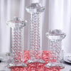 11" Gemcut Egyptian Handcrafted Glass Crystal Pillar Vase Chandelier Table Top Wedding Centerpiece - 1 PCS