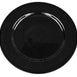 13" Acrylic Black Round Charger Server Plate Dinnerware - Set of 6