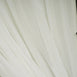 Set Of 2 Ivory Fire Retardant Sheer Organza Premium Curtain Panel Backdrops Window Treatment With Rod Pockets - 5FTx10FT