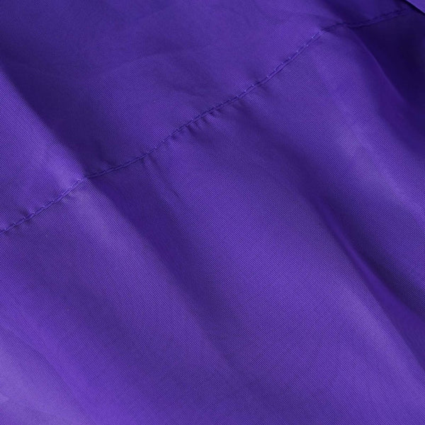 10FT Fire Retardant Purple Sheer Curtain Panel Backdrops Window Treatment With Rod Pockets - Premium Collection