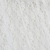 Set Of 2 Ivory Fire Retardant Sheer Floral Lace Premium Curtain Panel Backdrops Window Treatment With Rod Pockets - 5FTx10FT