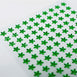 Self Adhesive Diamond Rhinestone Star shape Peel Stickers- Emerald - 600 PCS