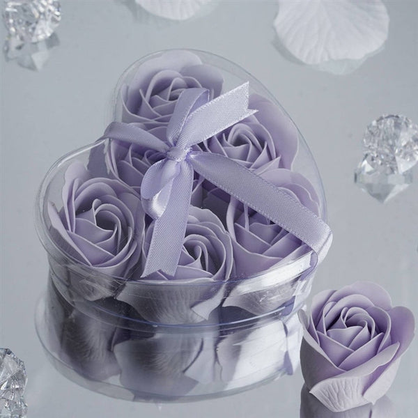Heart Rose Soap Petals-Lavender
