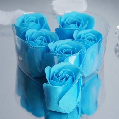 Scented Rose Soap Gift Box - Turquoise
