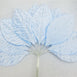 144 Light Blue Satin Corsage and Boutonniere Wired Craft Leafs DIY Wedding Projects