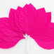 144 Fushia Satin Corsage and Boutonniere Wired Craft Leafs DIY Wedding Projects