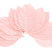144 Pink Satin Corsage and Boutonniere Wired Craft Leafs DIY Wedding Projects