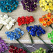 144 Red Paper Mini Flower Roses For DIY Wedding Card Craft Party Favors Decorations